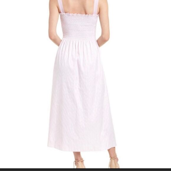 Petersyn Cherish Striped Midi Beach Melon Dress Size XS - Picture 2 of 9